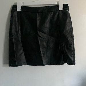 Leather skirt